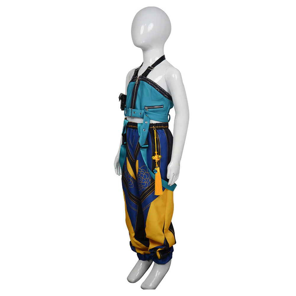 Kinder Mädchen HUNTRIX Zoey Kostüm Kpop Demon Hunters Zoey Cosplay Outfits