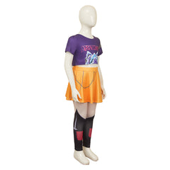 Kinder Mira Kostüm Set KPOP Demon Hunters Huntrix Mira Cosplay Outfits