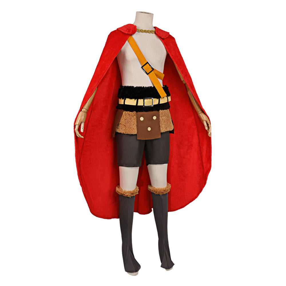 Kinder One Piece Monkey. D Luffy Cosplay Halloween Karneval Kostüm Set