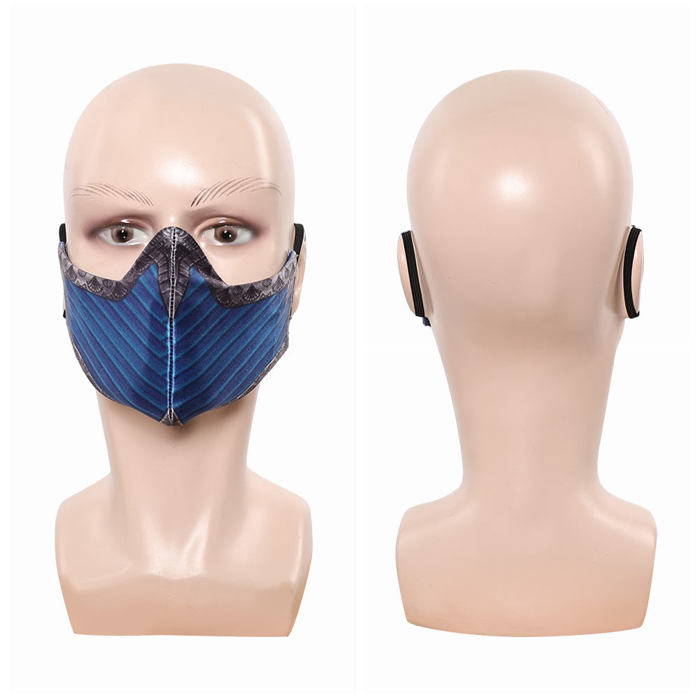 Kitana blau Maske Mortal Kombat Kitana Cosplay Requisite
