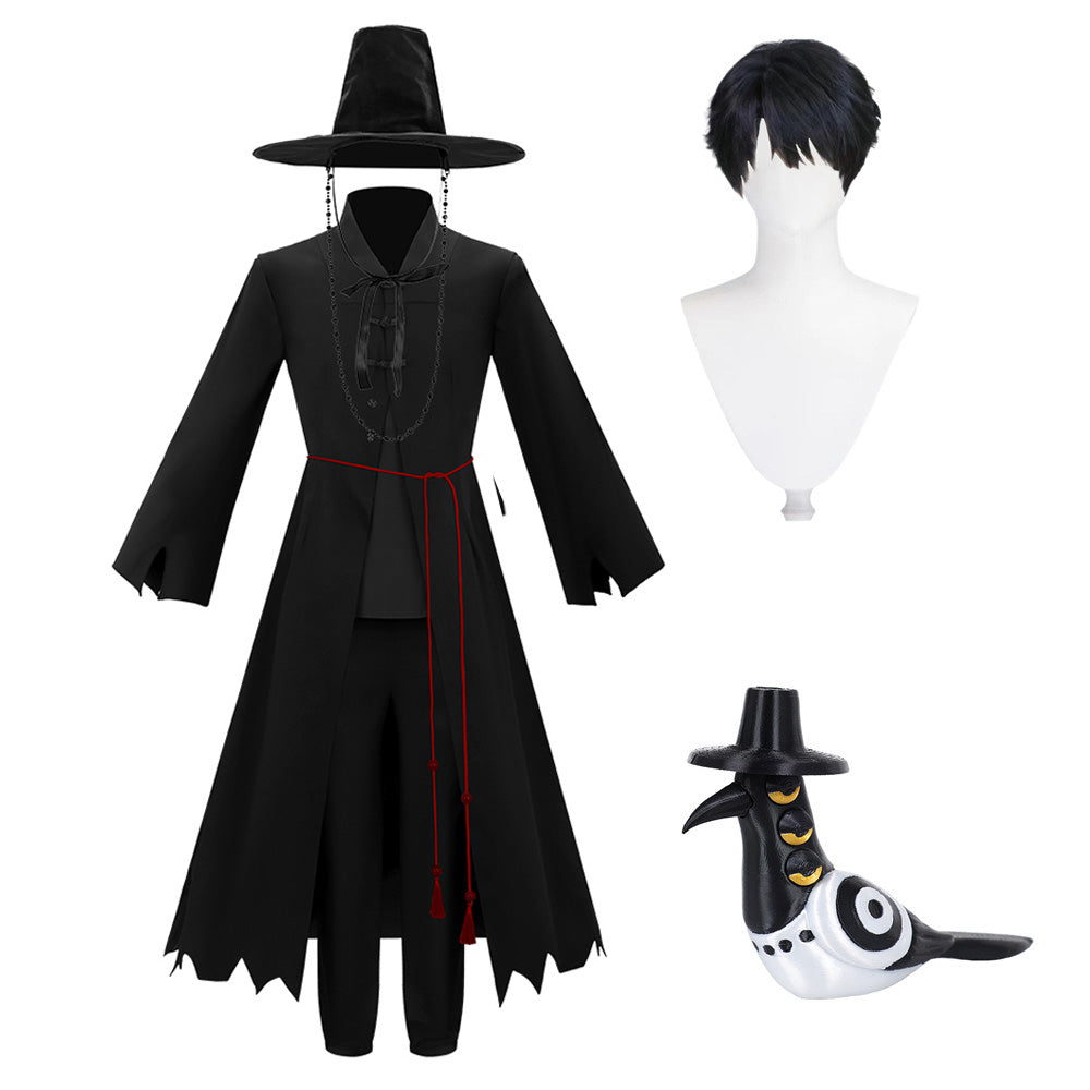 Kpop Demon Hunters Boys Group Saja Boys Cosplay Kostüm Set
