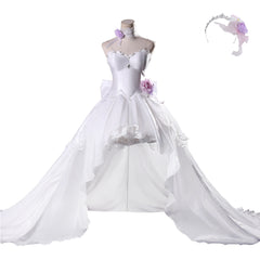 Kurumi Tokisaki weiß Kleid Date A Live Kurumi Cosplay Kostüm