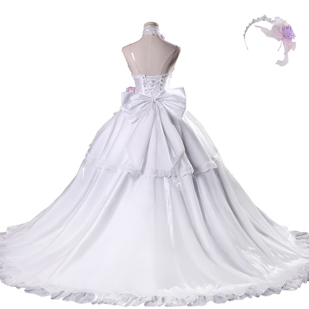 Kurumi Tokisaki weiß Kleid Date A Live Kurumi Cosplay Kostüm