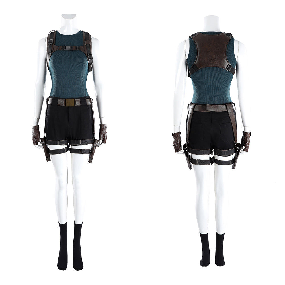 Lara Croft Kostüm Set Tomb Raider: Legacy of Atlantis Lara Cosplay Outfit