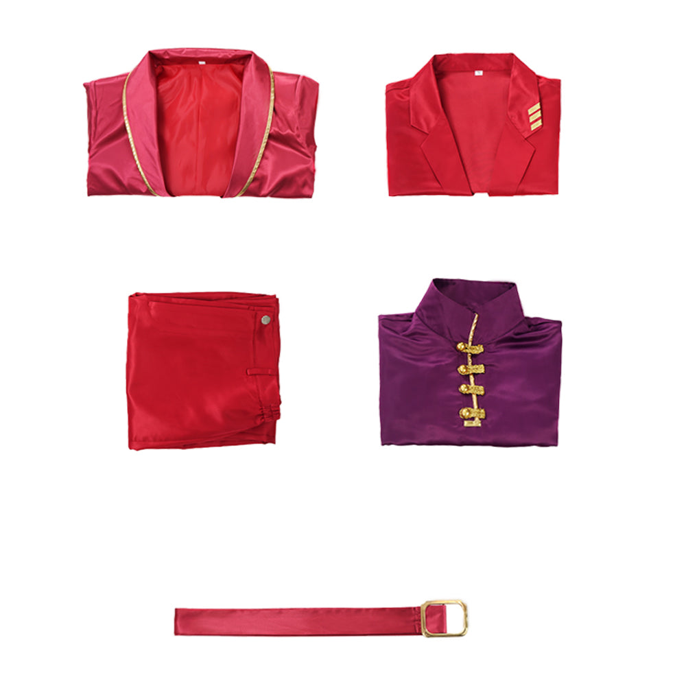 Lei Heng rot Kostüm Limbus Company Lei Heng Cosplay Outfit