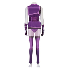 MK Mileena Kostüm Set Mortal Kombat Milenna lila Cosplay Outfits