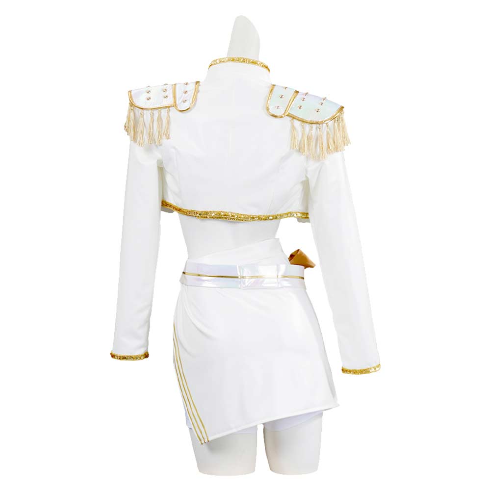 Mädchen Kinder Huntrix Mira Golden weiß Cosplay Outfits