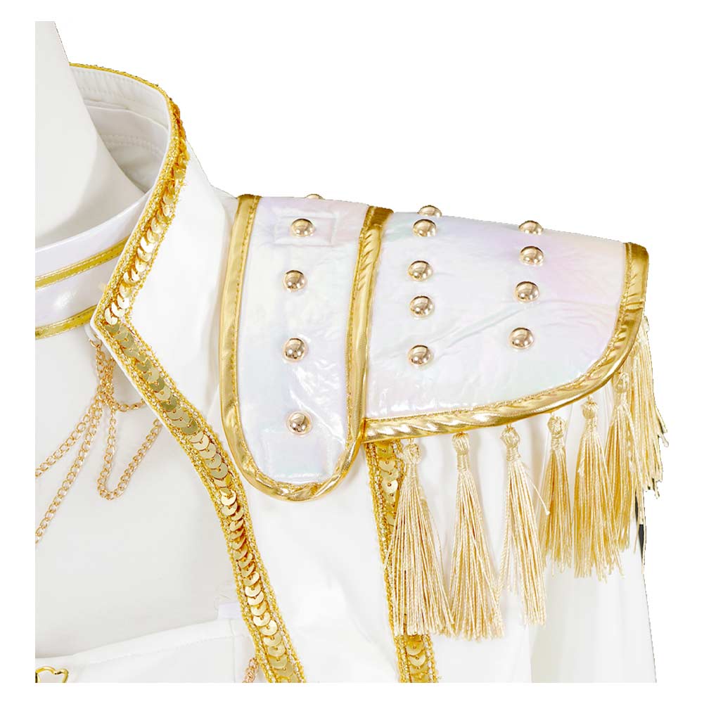 Mädchen Kinder Huntrix Mira Golden weiß Cosplay Outfits