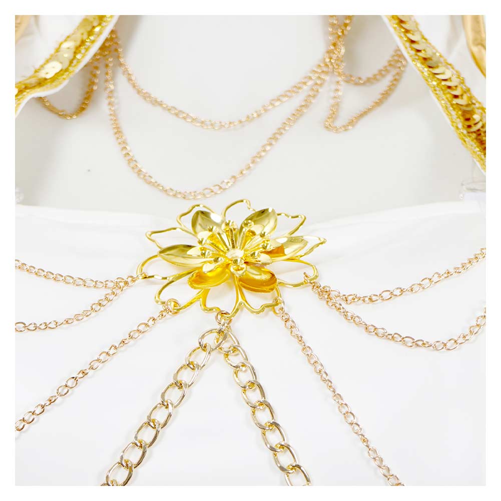 Mädchen Kinder Huntrix Mira Golden weiß Cosplay Outfits