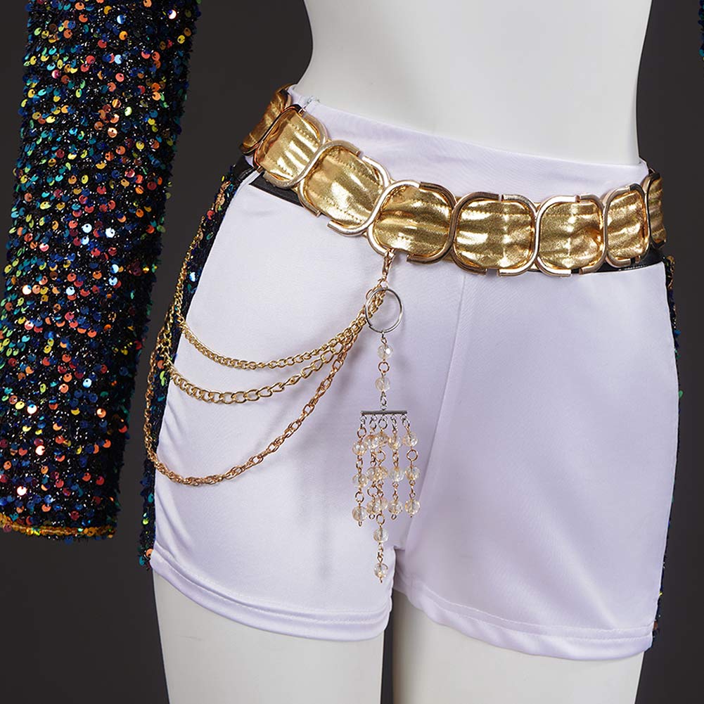 Mädchen Kinder Huntrix Rumi Golden schwarz Cosplay Outfits