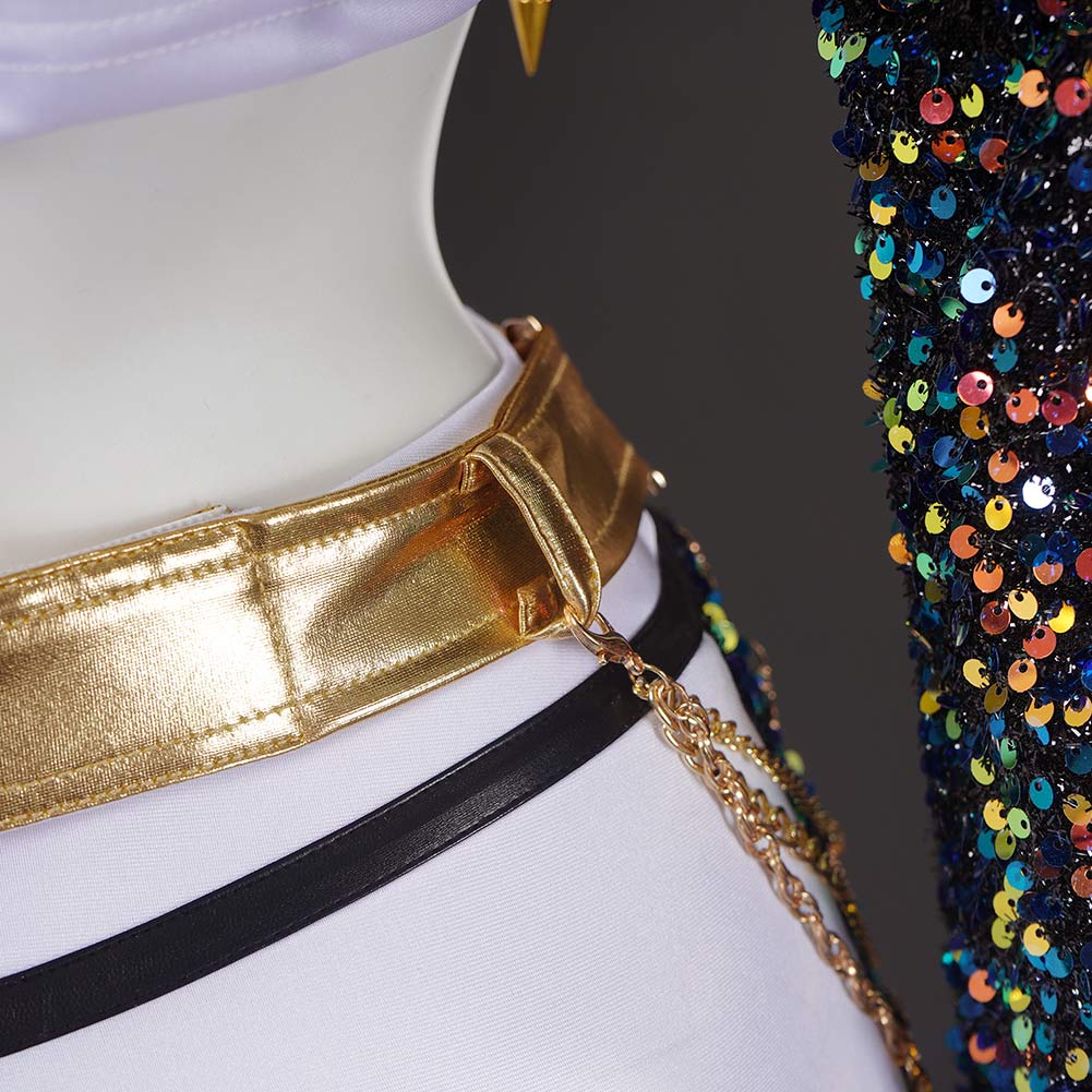 Mädchen Kinder Huntrix Rumi Golden schwarz Cosplay Outfits