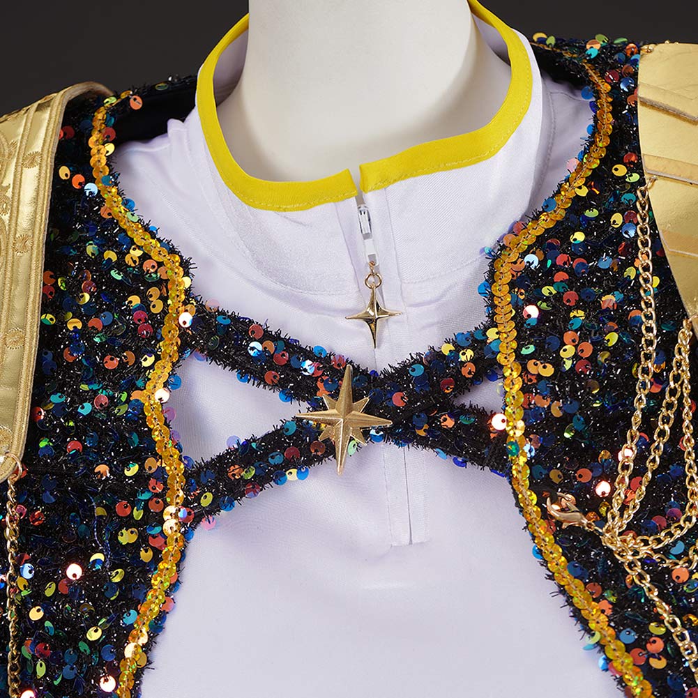 Mädchen Kinder Huntrix Rumi Golden schwarz Cosplay Outfits