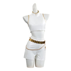 Mädchen Kinder Huntrix Rumi weiß Cosplay Outfits