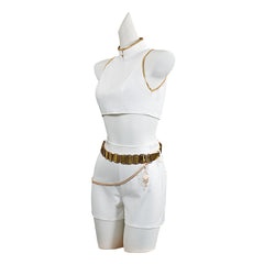 Mädchen Kinder Huntrix Rumi weiß Cosplay Outfits