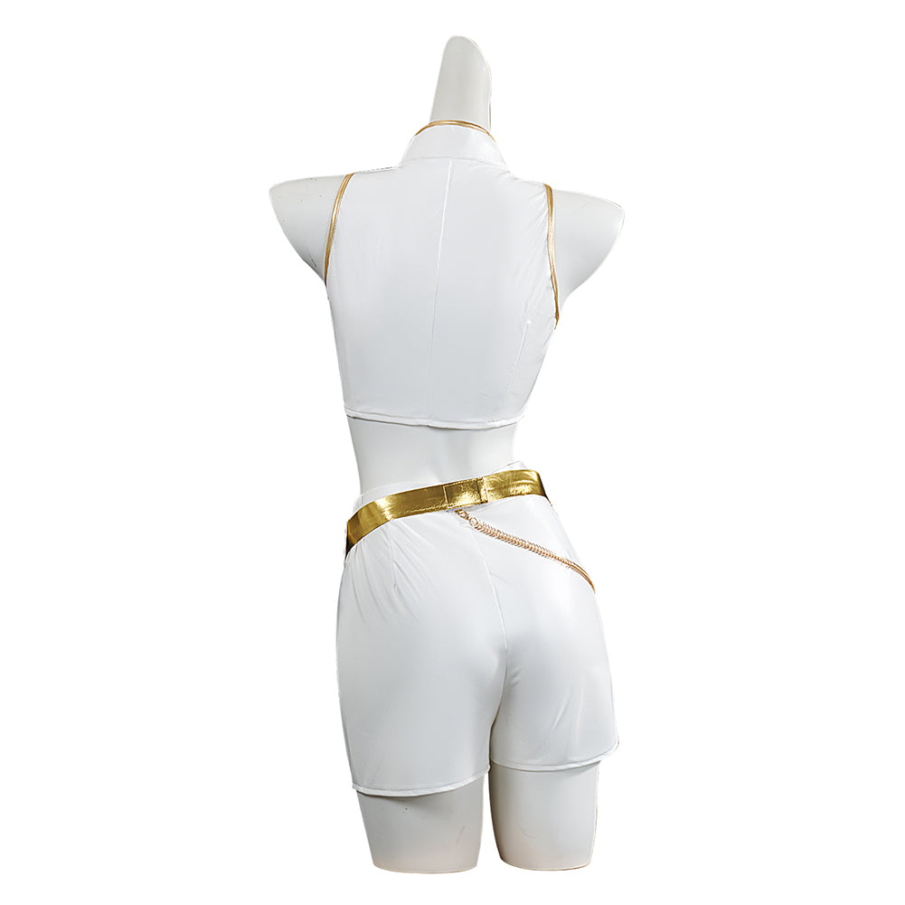 Mädchen Kinder Huntrix Rumi weiß Cosplay Outfits