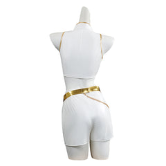 Mädchen Kinder Huntrix Rumi weiß Cosplay Outfits