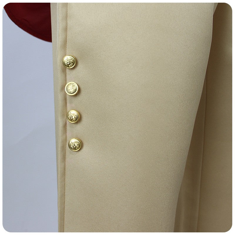 Männer Militär Offizier Kostüm Kolonial Uniform George Washington Outfits