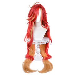 Mavuika Hitzebeständiges Haar Genshin Impact Mavuika Cosplay Perücke
