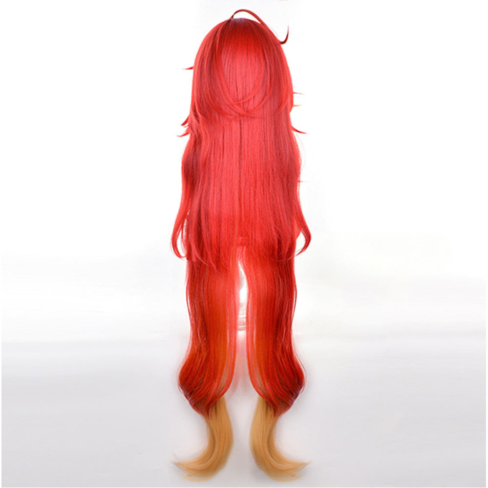Mavuika Hitzebeständiges Haar Genshin Impact Mavuika Cosplay Perücke