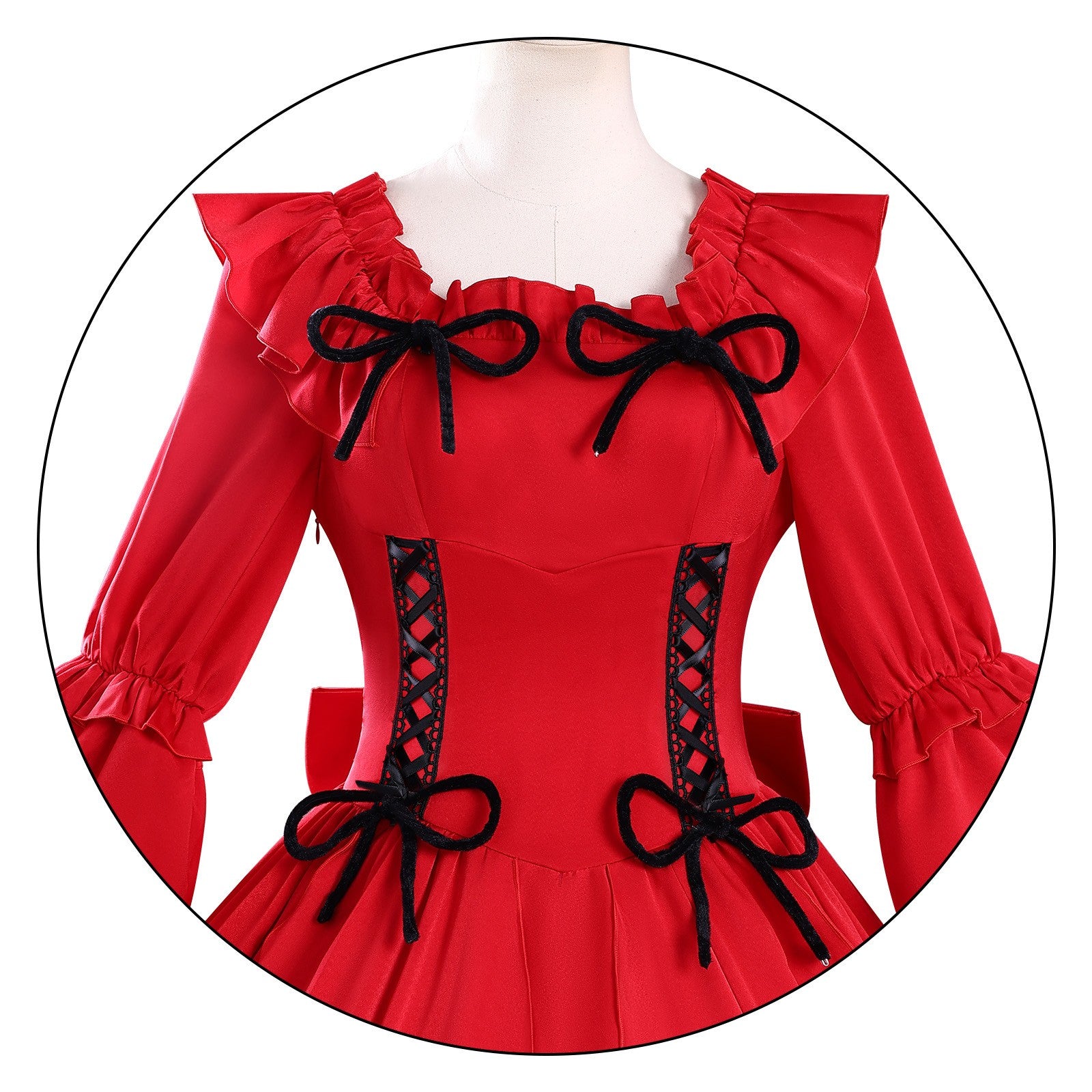 May I Ask for One Final Thing? Scarlet El Vandimion rot Kleid Cosplay Kostüm