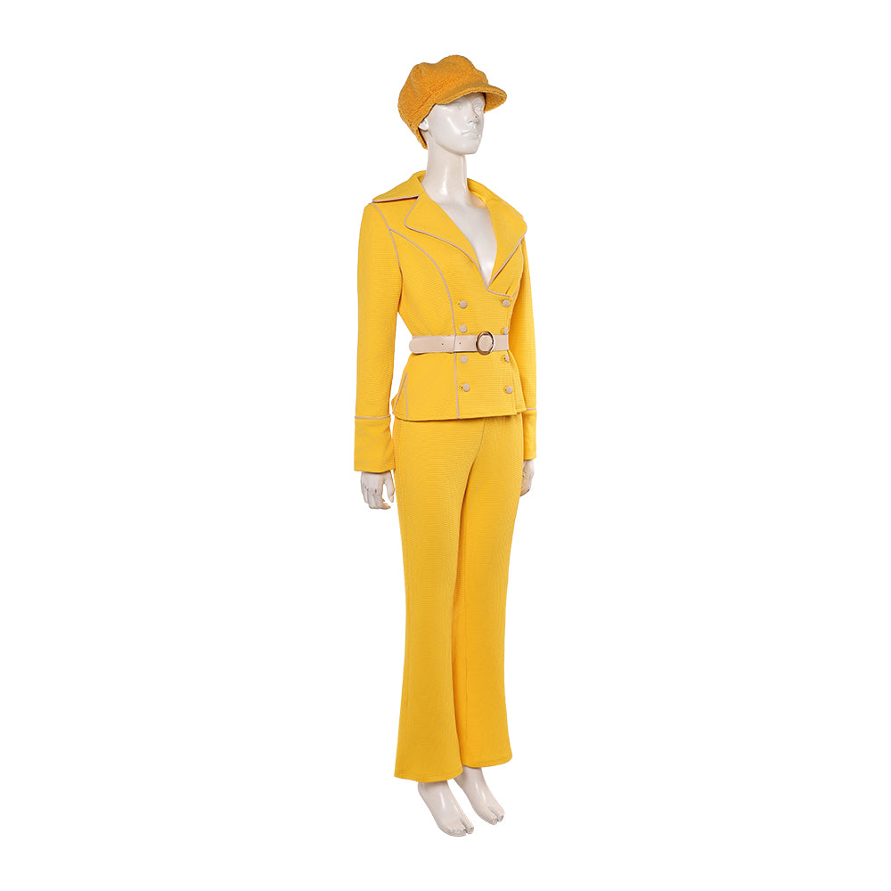 Miss Valentine gelb Outfit One Piece Mikita Cosplay Kostüm Halloween Karneval Outfits