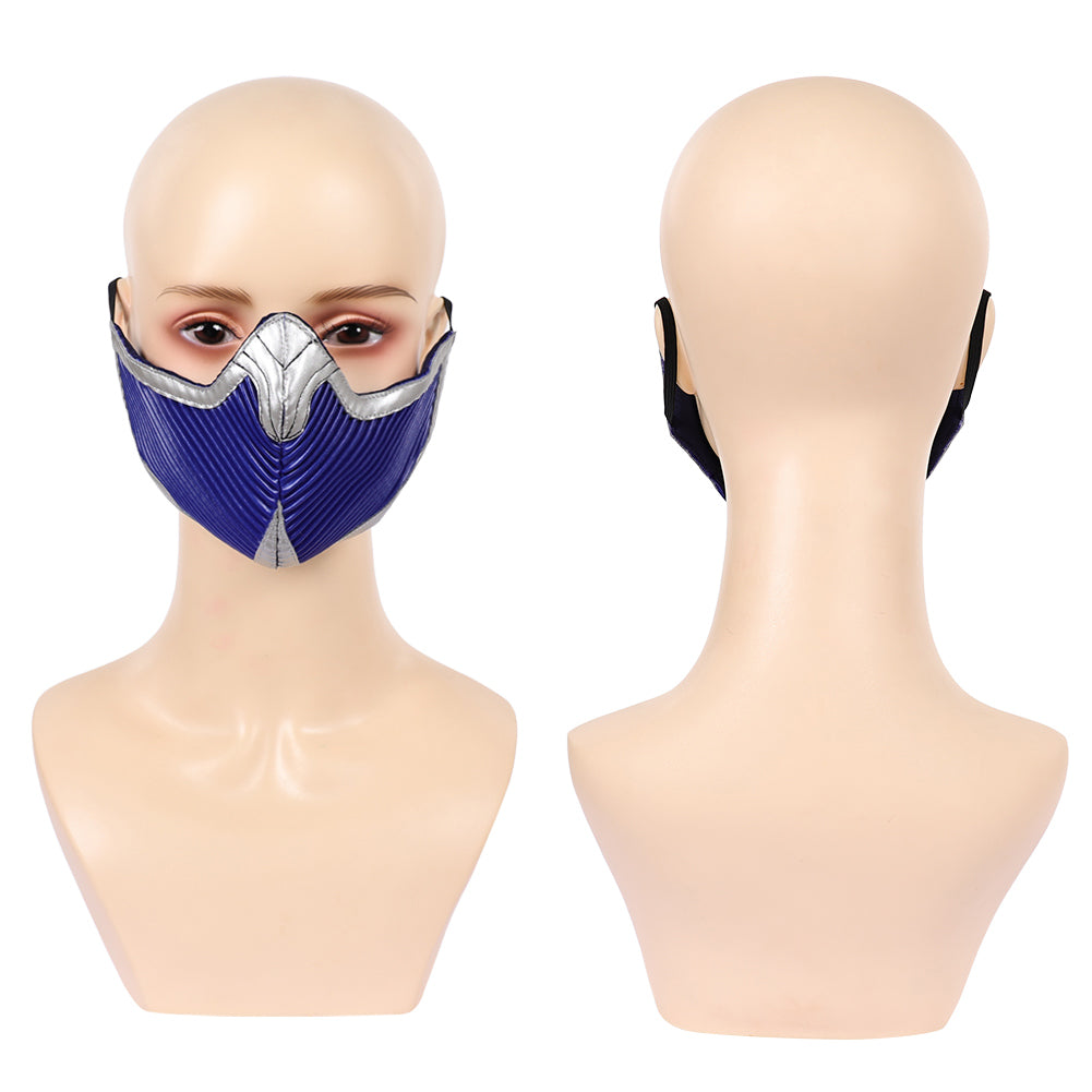 Mortal Kombat II (2026) Prinzessin Kitana blau Maske Cosplay Requisite