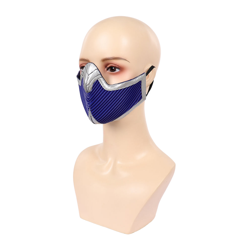 Mortal Kombat II (2026) Prinzessin Kitana blau Maske Cosplay Requisite