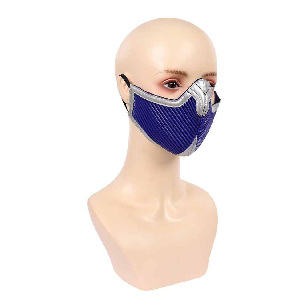 Mortal Kombat II (2026) Prinzessin Kitana blau Maske Cosplay Requisite