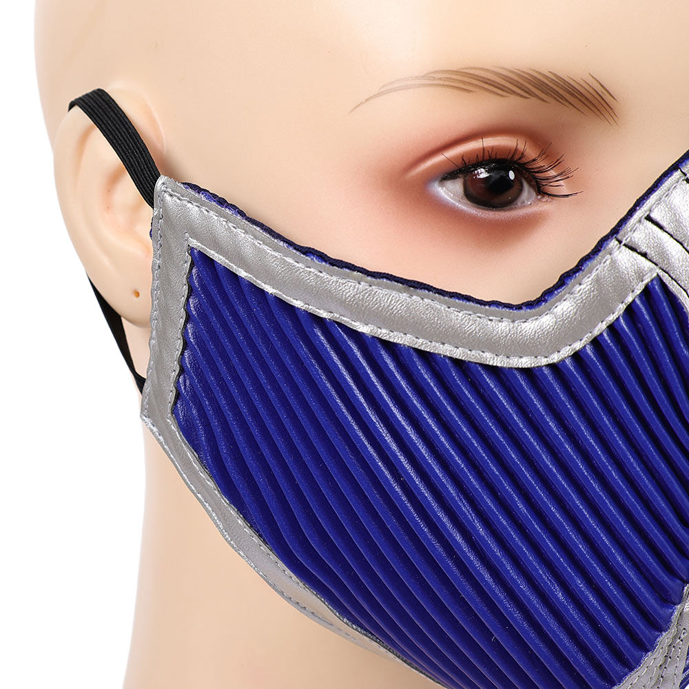 Mortal Kombat II (2026) Prinzessin Kitana blau Maske Cosplay Requisite