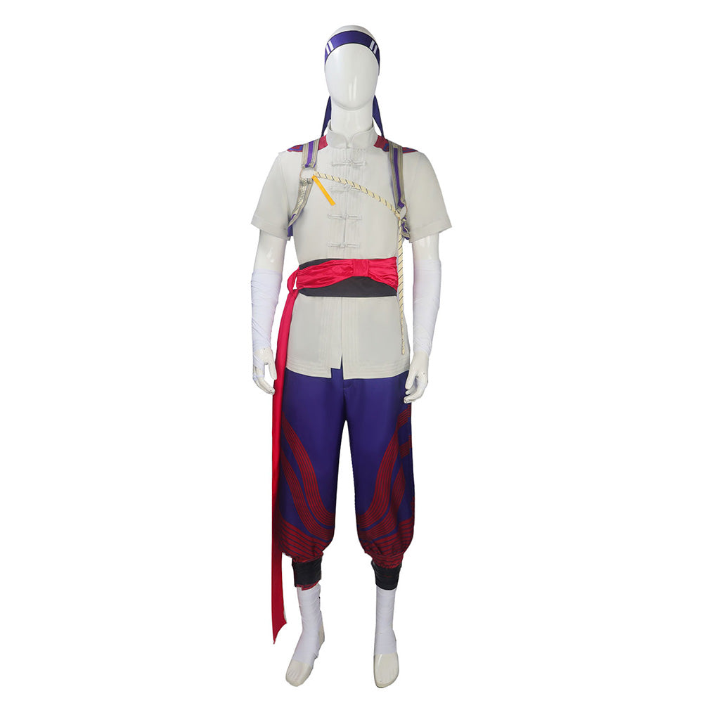 Mortal Kombat Liu Kang Cosplay Kostüm Halloween Karneval Outfits