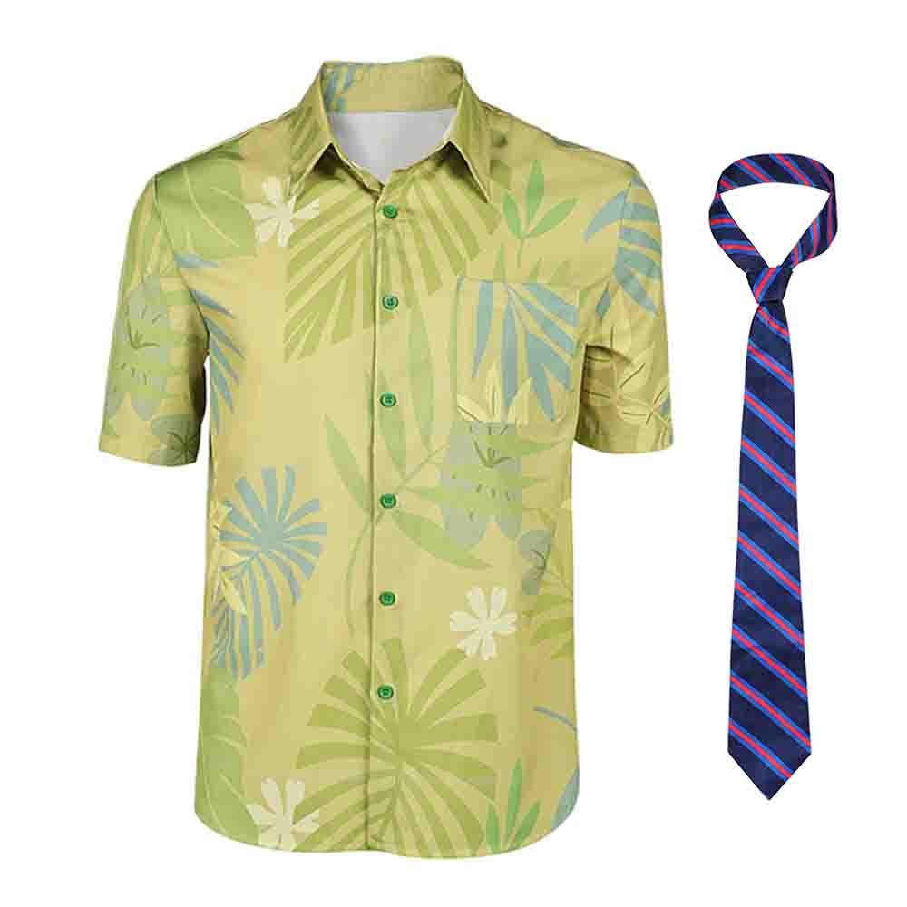 Nick Wilde Shirt Zoomania 2025 Nick Cosplay Outfit mit Krawatte