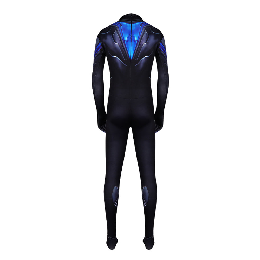 Nightwing Jumpsuit Batman Dick Grayson Cosplay Kostüm Halloween Karneval Outfits
