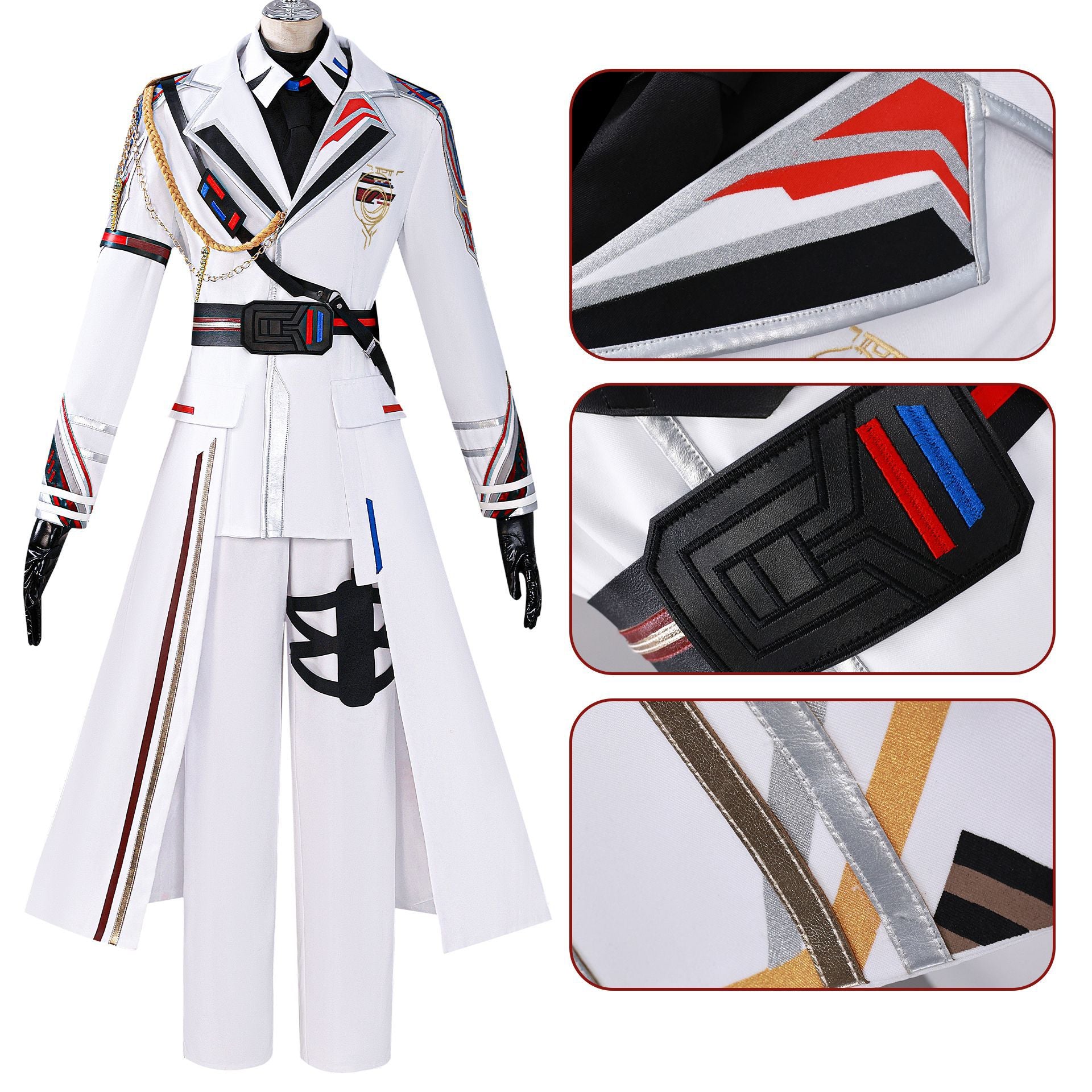 Caleb Kostüm Love and Deepspace Caleb weiß Cosplay Outfits