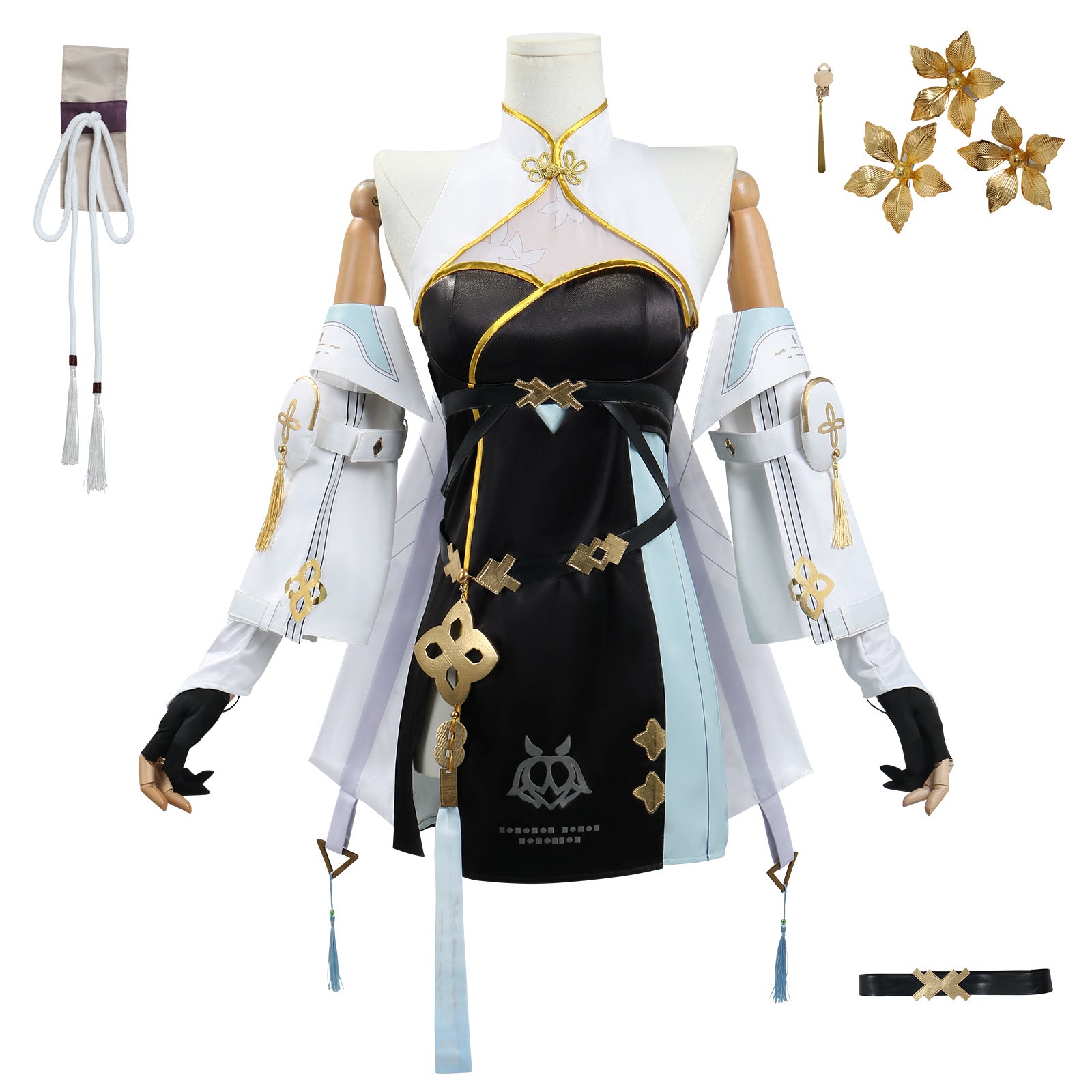 Baizhi Kostüm Wuthering Waves Baizhi Cosplay Outfits Set