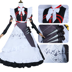 Rina Zenless Zone Zero Rina Cosplay Kostüm Dienstmädchen Outfits Set