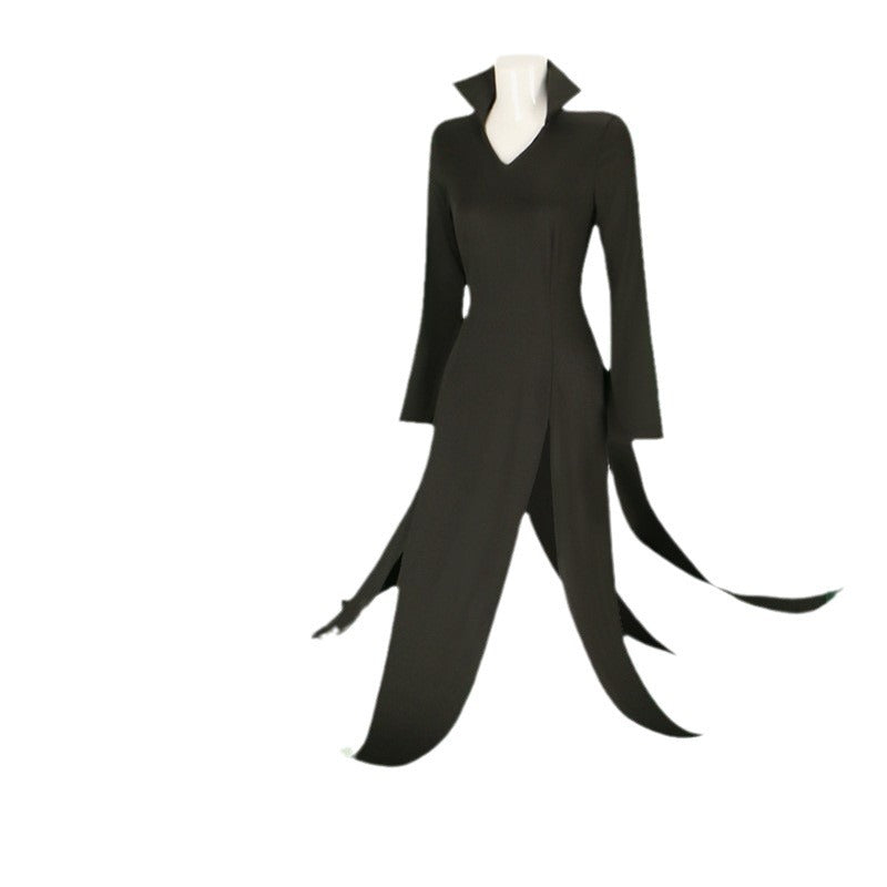 Tatsumaki schwarz Kleid One punch man Tatsumaki Cosplay Outfits