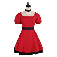 OSHI NO KO Ruby Hoshino rot Kleid Cosplay Kostüm