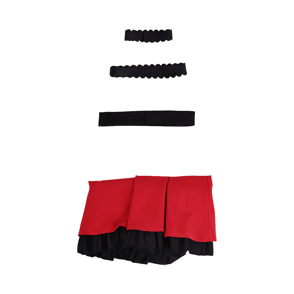 OSHI NO KO Ruby Hoshino rot Kleid Cosplay Kostüm