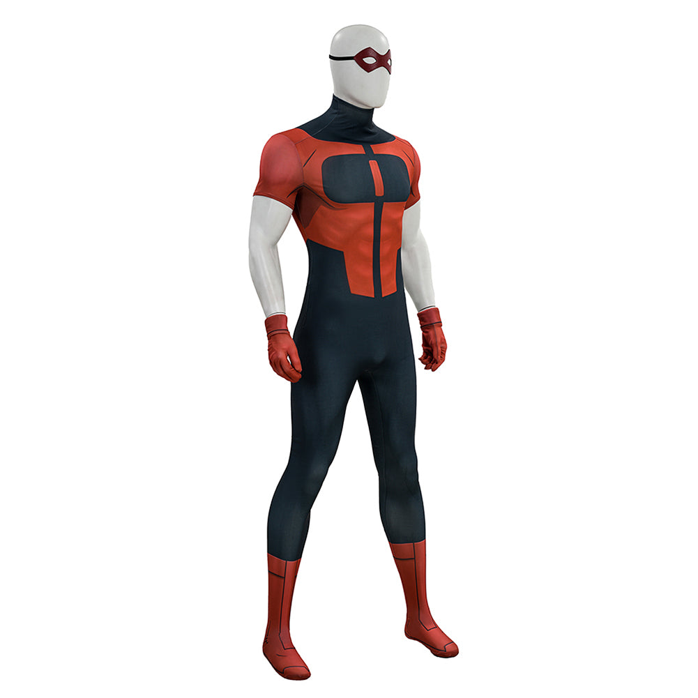 Oliver Grayson II rot-schwarz Overall Invincible Kid Omni-Man Jumpsuit
