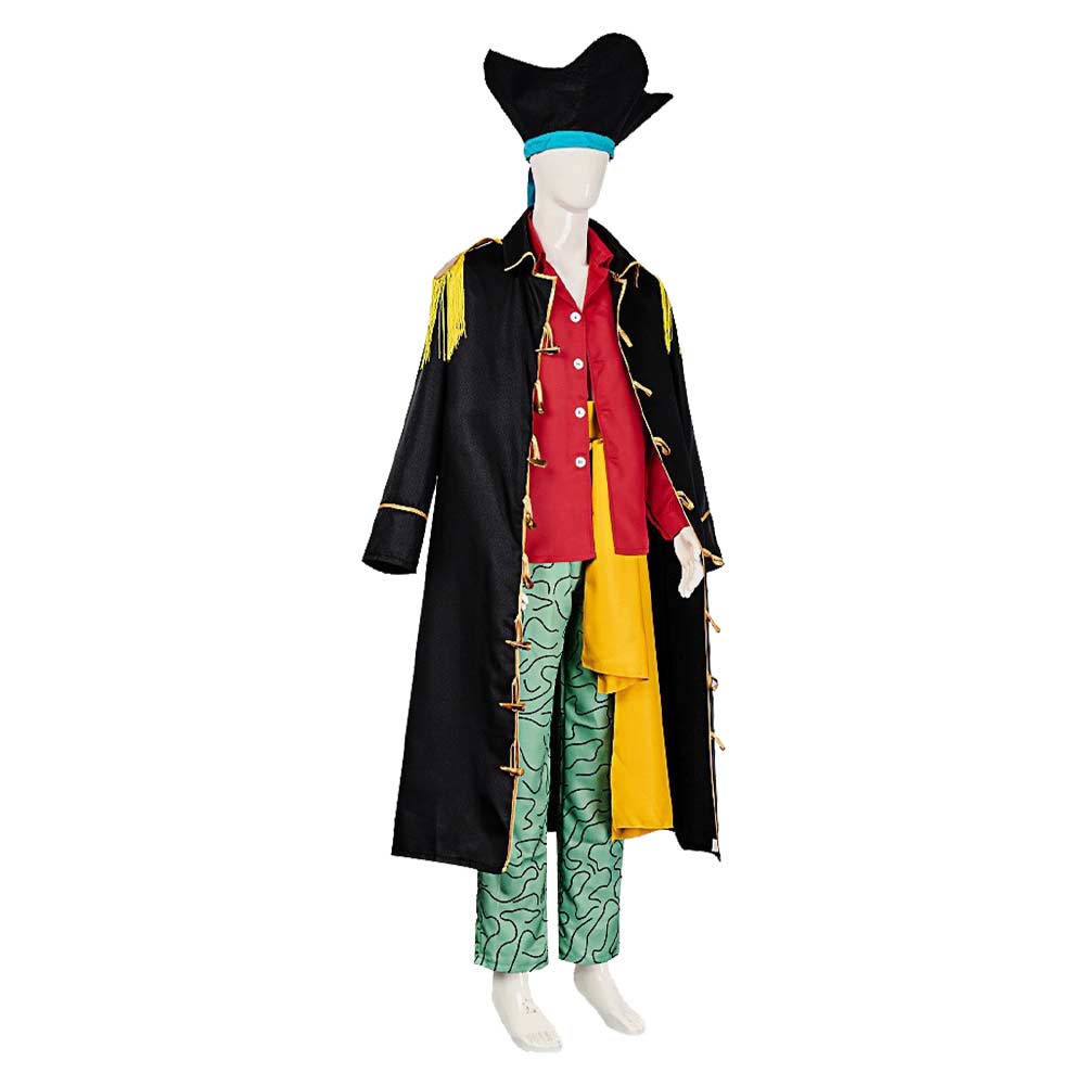 Marshall·D·Teach Kostüm SET One Piece Kapitän Cosplay Halloween Karneval Outfits