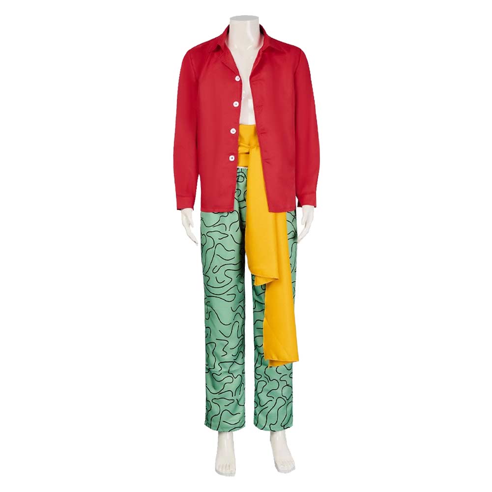 Marshall·D·Teach Kostüm SET One Piece Kapitän Cosplay Halloween Karneval Outfits