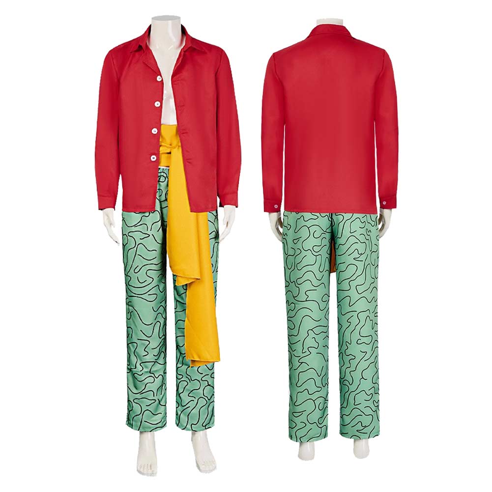 Marshall·D·Teach Kostüm SET One Piece Kapitän Cosplay Halloween Karneval Outfits