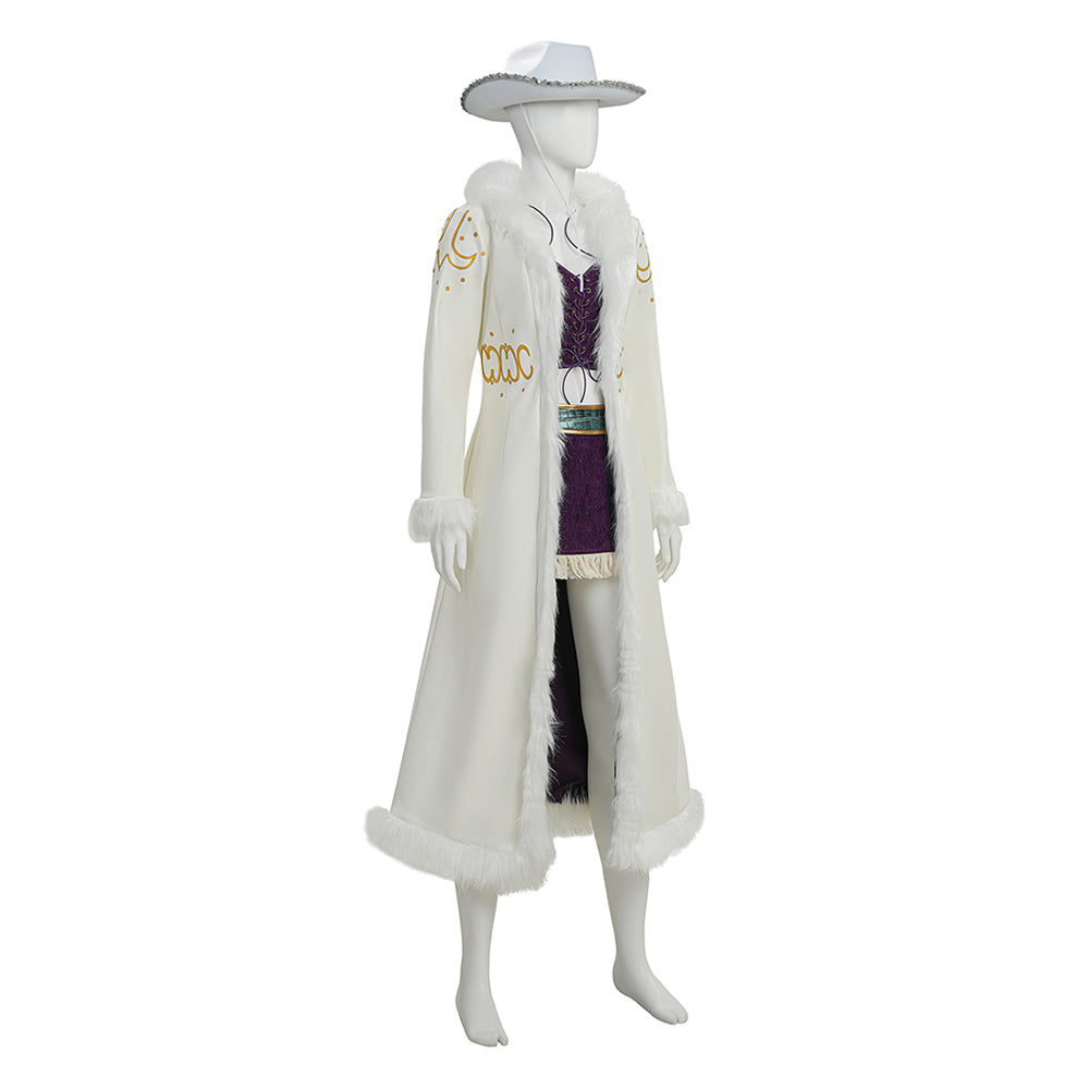 One Piece Nico Robin Kostüm Set Cosplay Kostüm Halloween Karneval Outfits