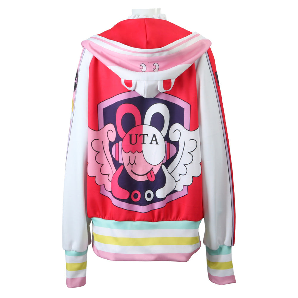 One Piece Uta rosa Jacke Cardigan Damen Cospaly Outfit