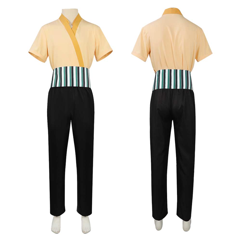 One Piece Lorenor Zorro Kostüm Set Cosplay Halloween Karneval Outfits
