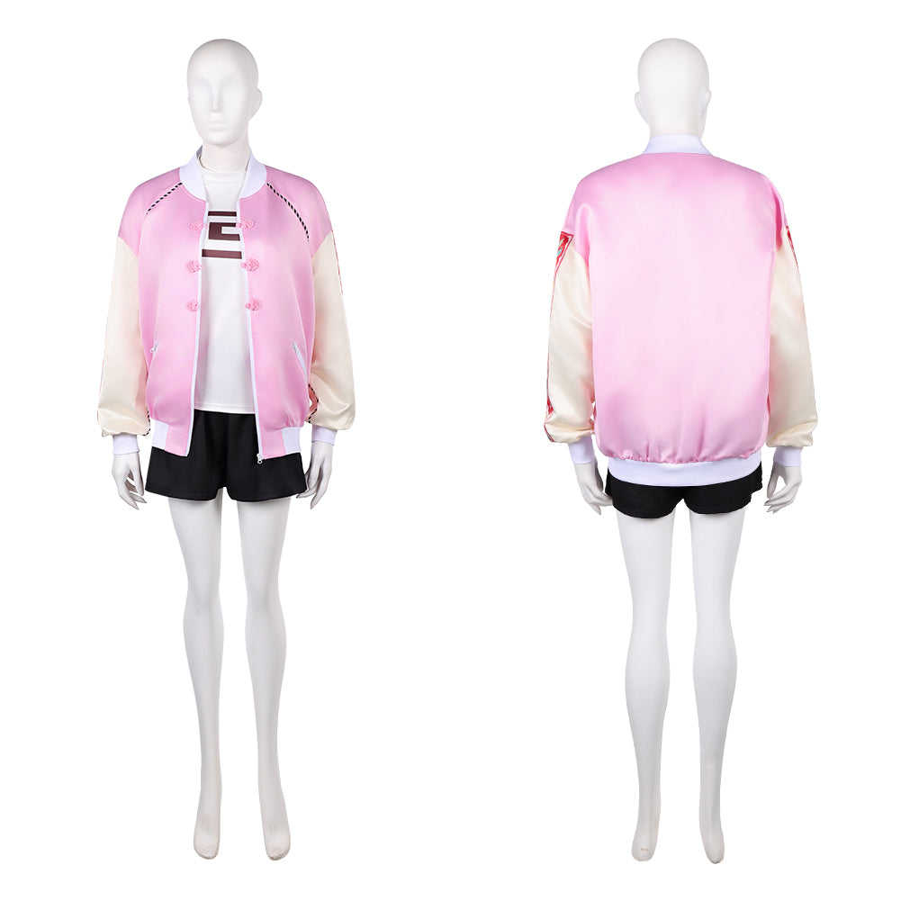 Lu Shaotang Kostüm SAKAMOTO DAYS Lu xiaotang rosa Cosplay Outfits