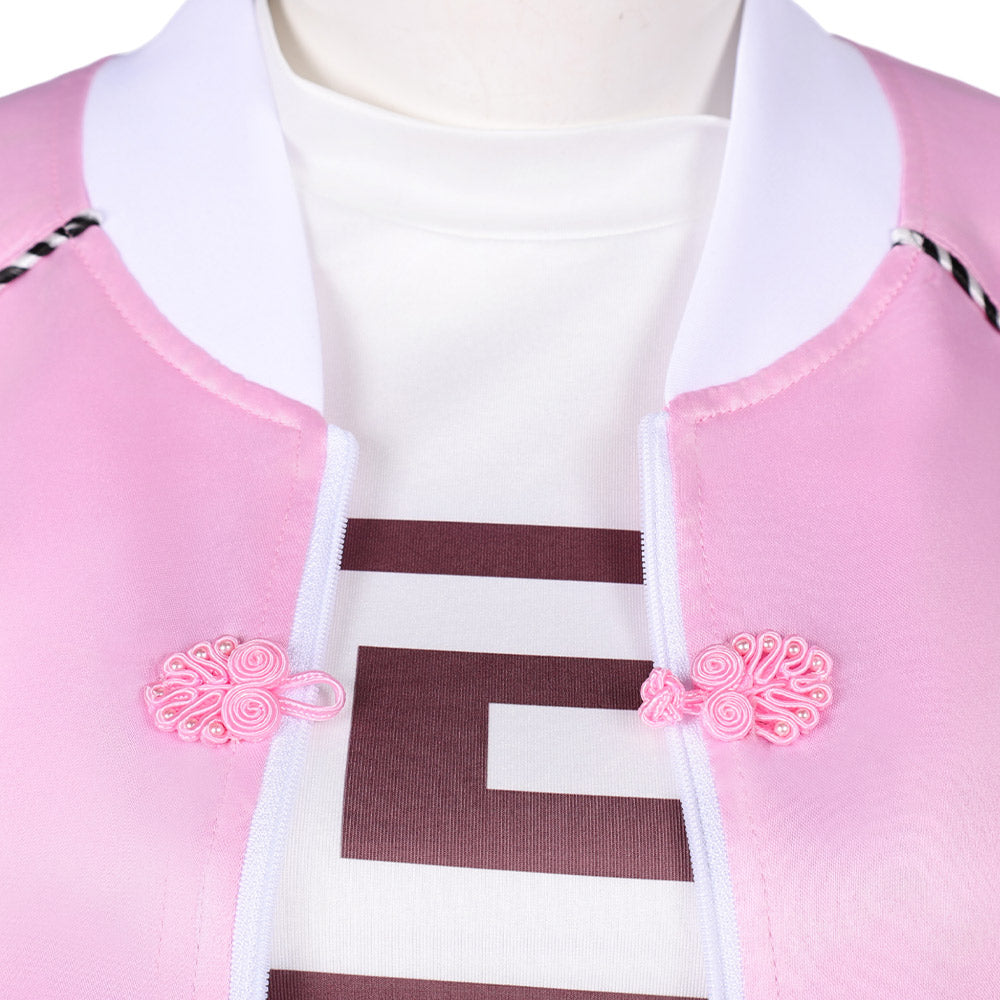 Lu Shaotang Kostüm SAKAMOTO DAYS Lu xiaotang rosa Cosplay Outfits