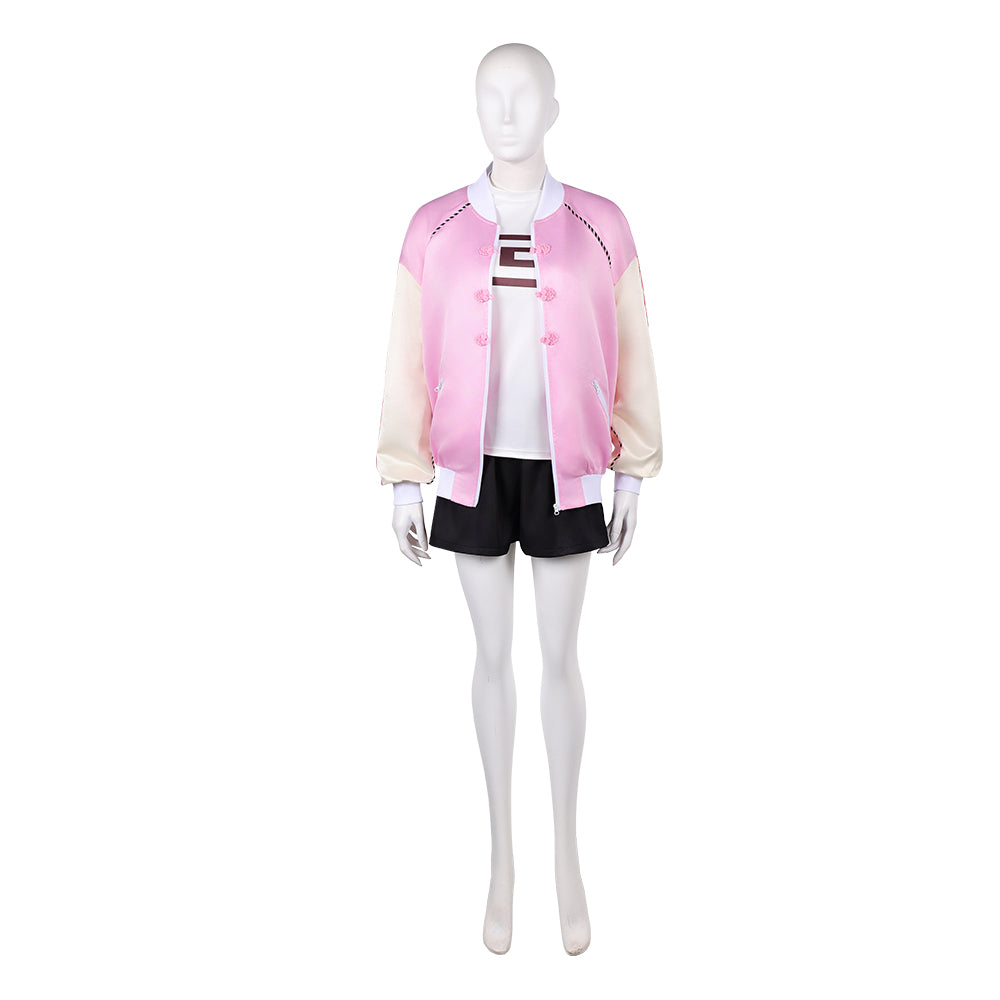Lu Shaotang Kostüm SAKAMOTO DAYS Lu xiaotang rosa Cosplay Outfits