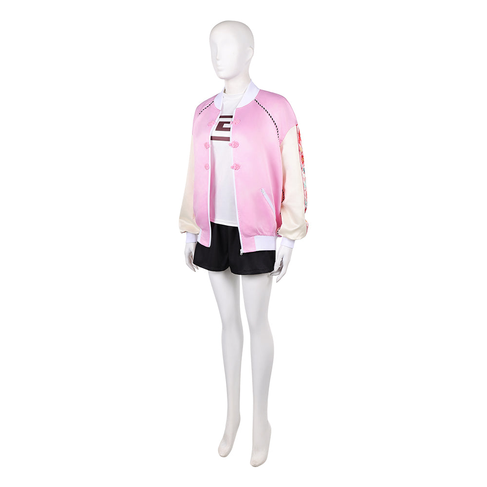 Lu Shaotang Kostüm SAKAMOTO DAYS Lu xiaotang rosa Cosplay Outfits
