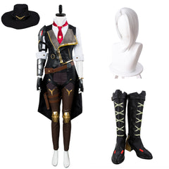 Overwatch Heroes Helden Ashe Cosplay Kostüm Set